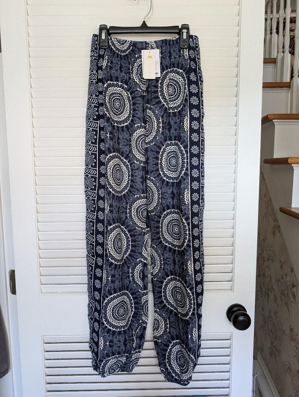 NWT Lotus And Luna Oxford Harem Pants Size Small Petite